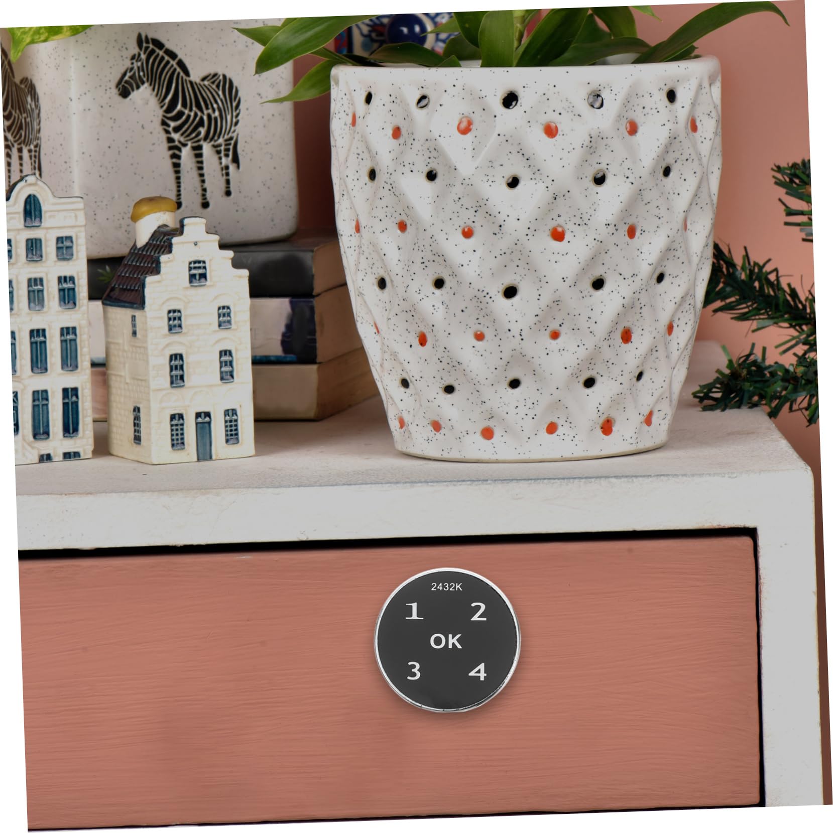 NUOBESTY 2 Pièces Serrure Électronique à Code Tactile pour Armoire Boîte Aux Lettres Verrou pour Classeurs pour Usage