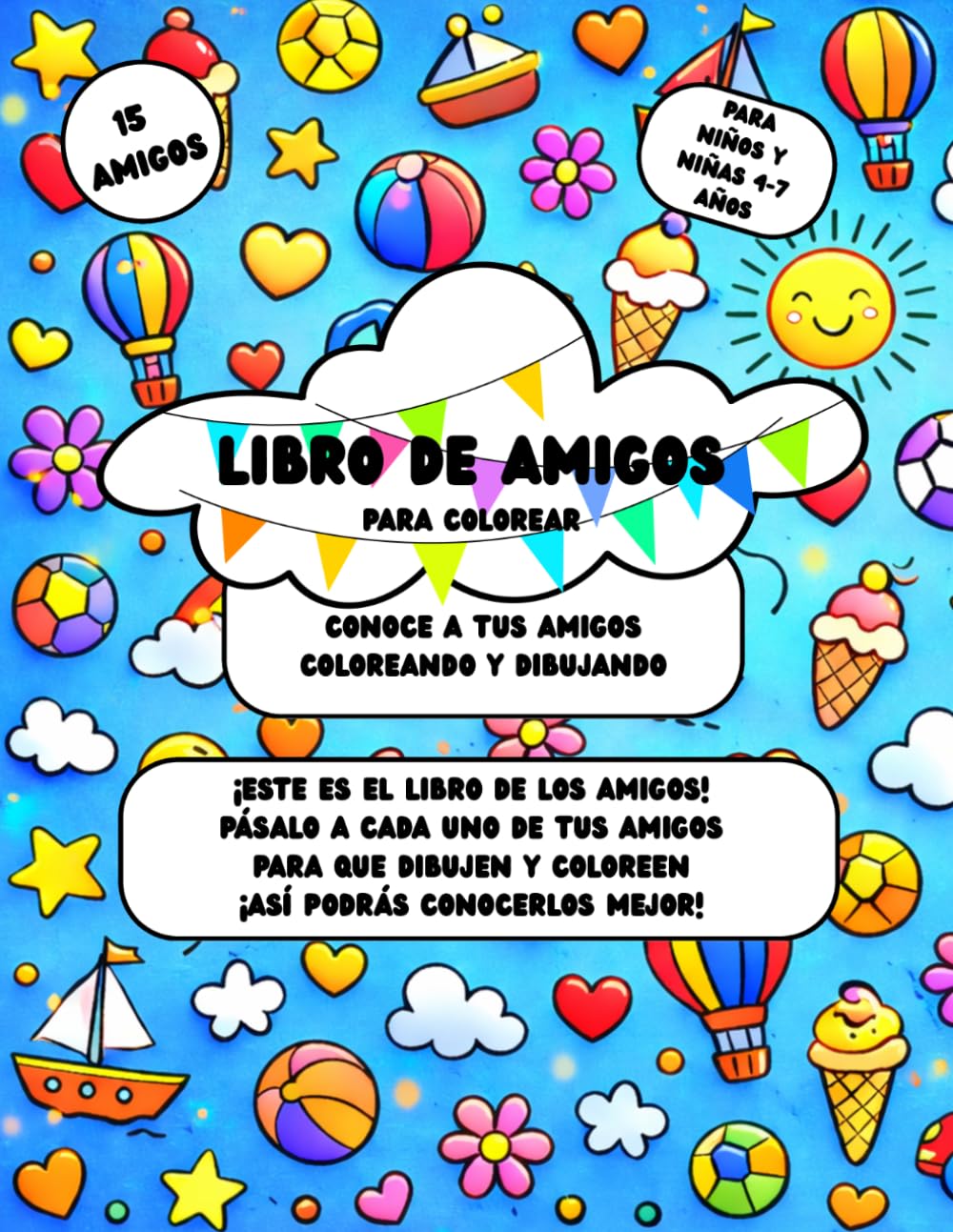 Libro de Amigos: Un Libro para Colorear Juntos con Amigos