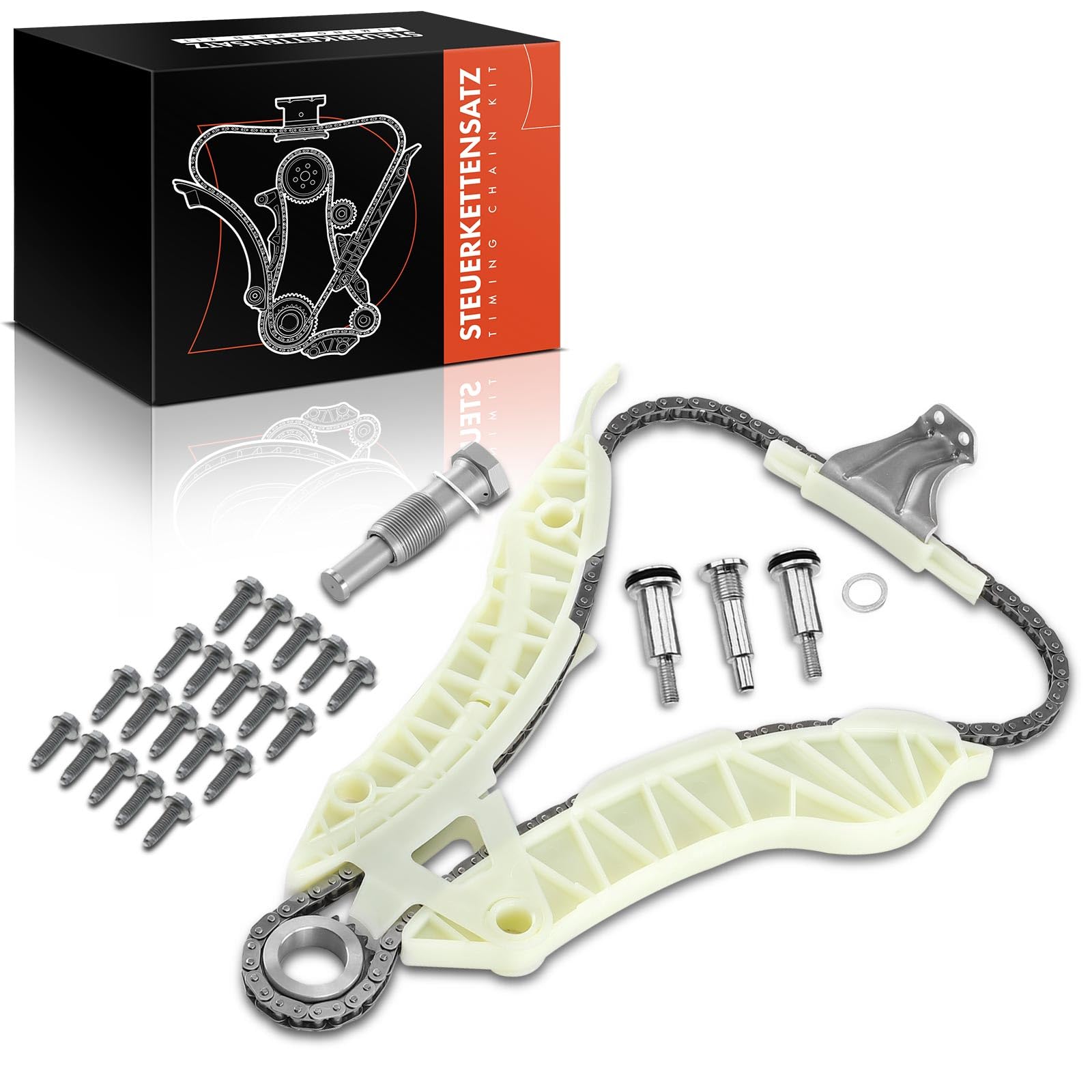 Frankberg Kit de chaîne de distribution 11217588996 | Compatible avec: DS5, M.i.n.i Cabriolet R57, 2008 I CU, C5 III Break RW, Tipi partenaire, 207 SO WK, 508 I 8D
