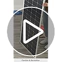 Renogy Solar Panels 200 Watt 12V, Flexible Solar Panel 200W 22% High-Efficiency, 240° Ultra Lightweight Solar Panels for Marine RV Cabin Van Car Boat Camping Curve Surfaces