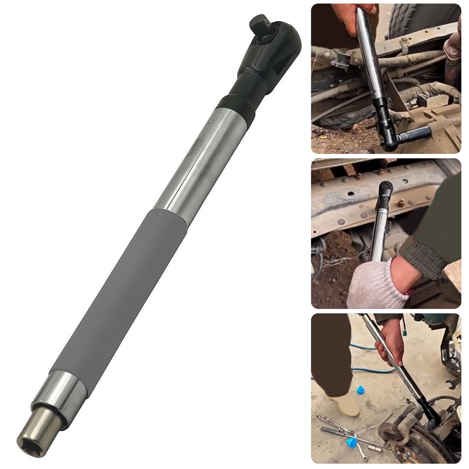 Chiave a cricchetto elettrica e manuale 2 in 1 per angoli di allineamento a quattro ruote in uno spazio delicato del telaio automobilistico in avanti e indietro