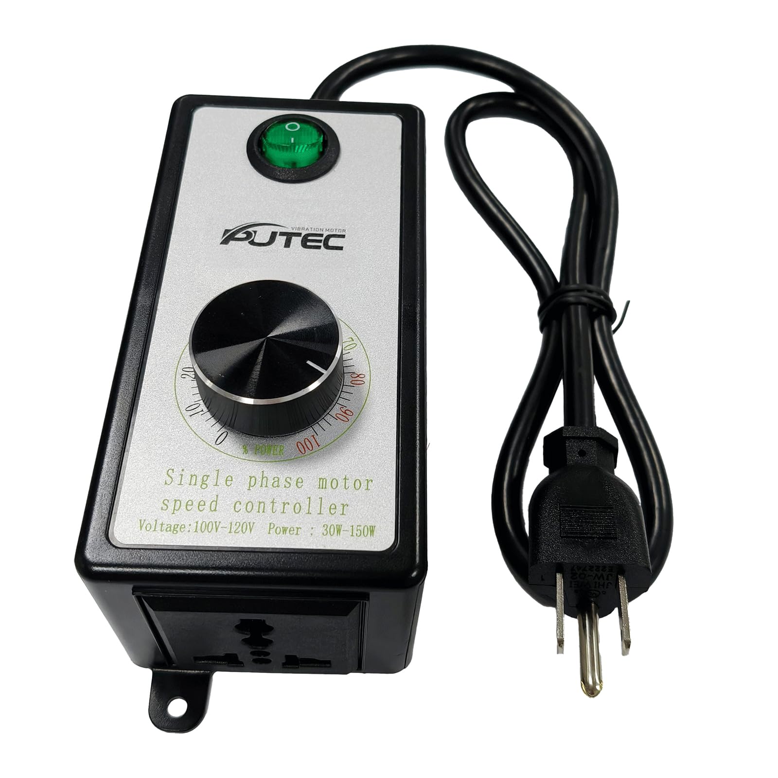 Regolatore di velocità del motore a corrente alternata monofase 110 V/220 V regolatore del motore di vibrazione supporta l'avvio a bassa velocità per 30W-120W Moto