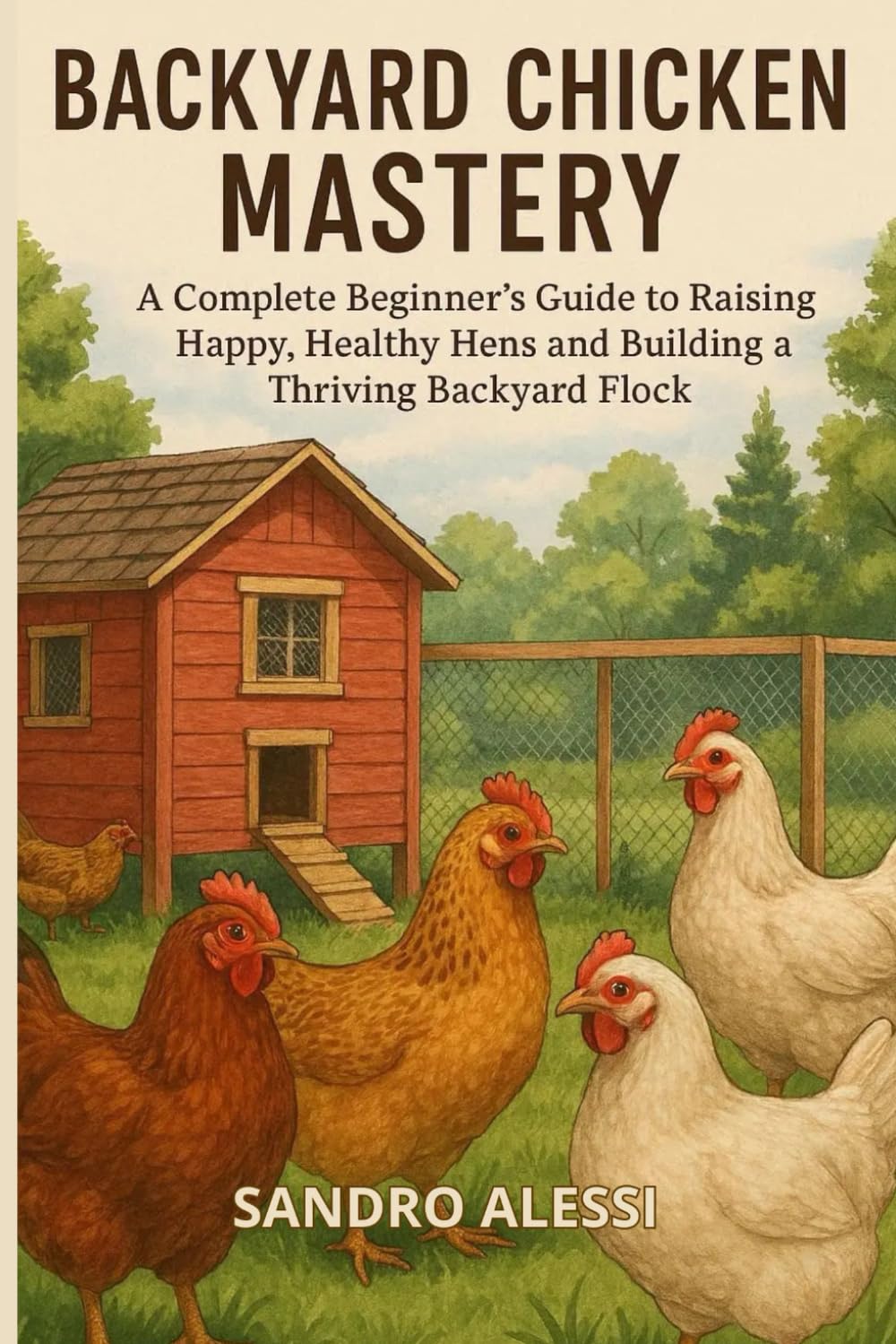 Backyard Chicken Mastery: A Complete Beginner’s Guide to Raising Happy Healthy Hens and Building a Thriving Backyard Flock