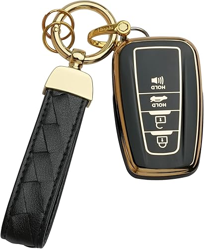 Miniatura 7 de Funda para llavero Toyota para Toyota Highlander RAV4 Camry C-HR Corolla Avalon Prius GT86 2018-2024 Highlander RAV4 Camry C-HR Corolla Avalon Prius