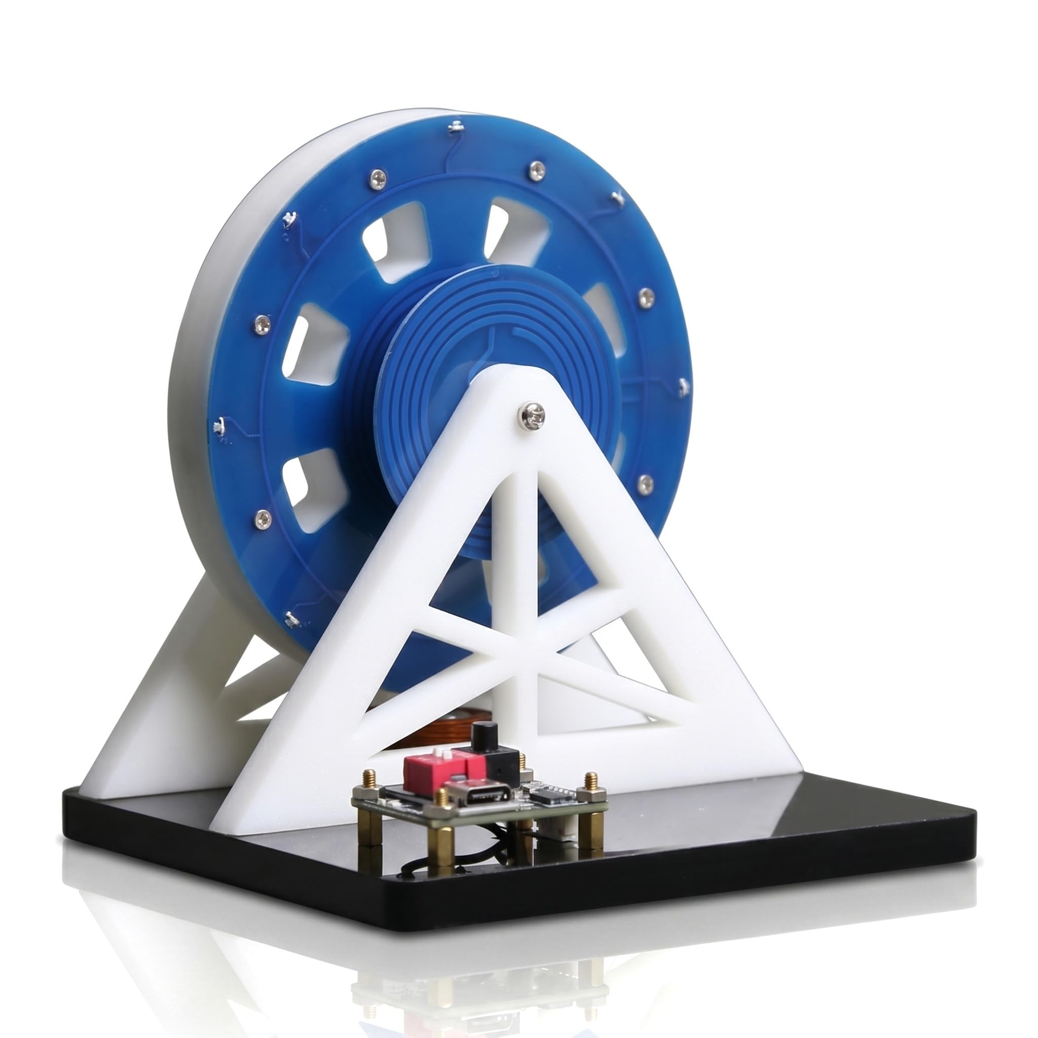 XDTKJDZ Brushless Motor Model, Diy Perpetual Motion Machine Model, Electromagnetic Cyclotron Physics Experiment Kit, W/Led Night Light, Speed 1000-1500 Rpm, For Lab & Classroom