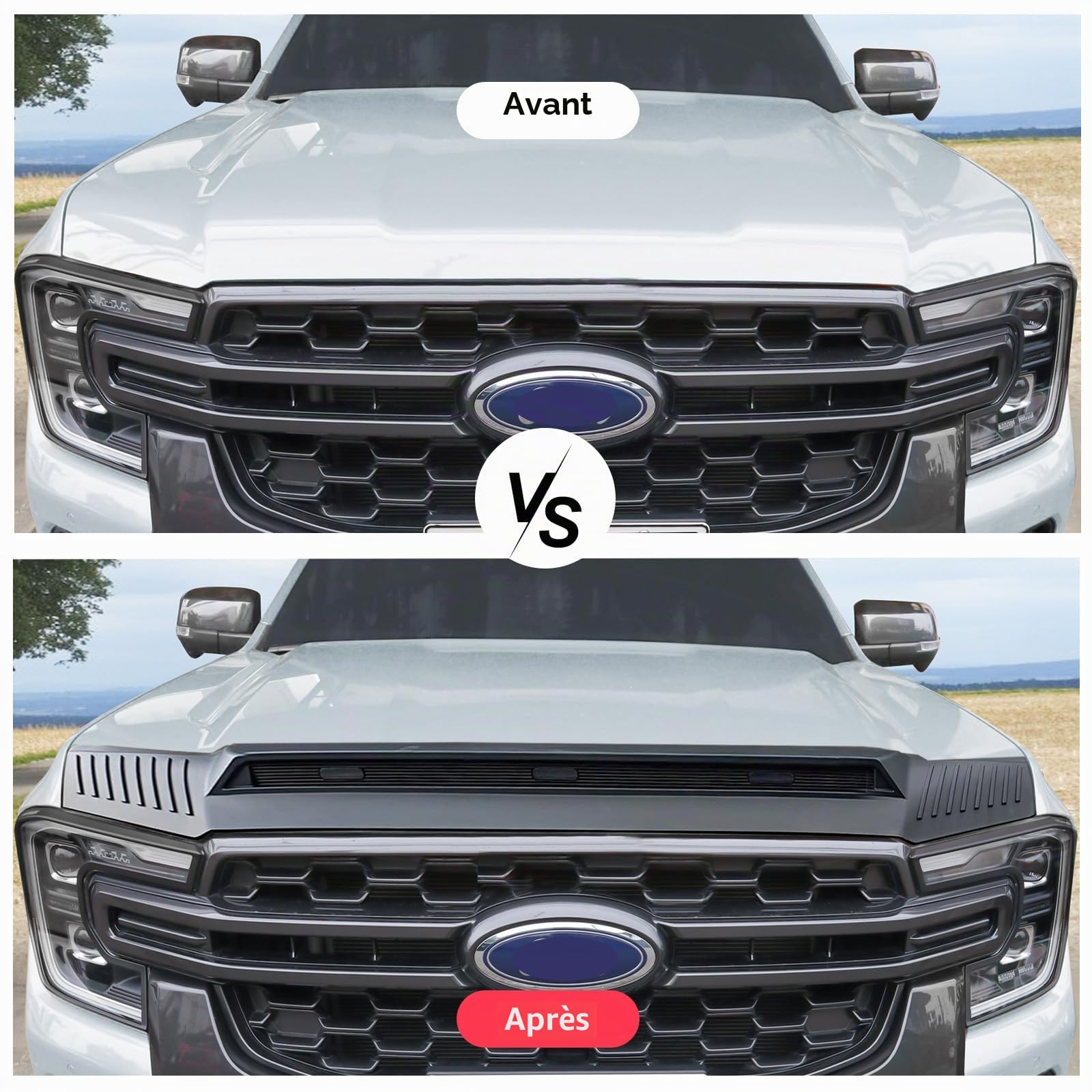 Protection de capot ABS pour Ford Ranger Accessoires