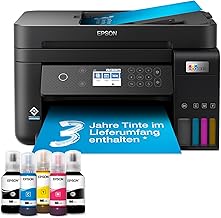 Epson EcoTank ET-3850 A4 Multifunction Wi-Fi Ink Tank Printer with a Included Stock of Inks up to 3 Years