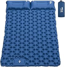 HiiPeak Sleeping Pad - Ultralight Inflatable Sleeping Mat with Built-in Foot Pump, Durable Compact Waterproof Camping Air Mattress for Camping, Backpacking, Hiking, Tent Trap Traveling