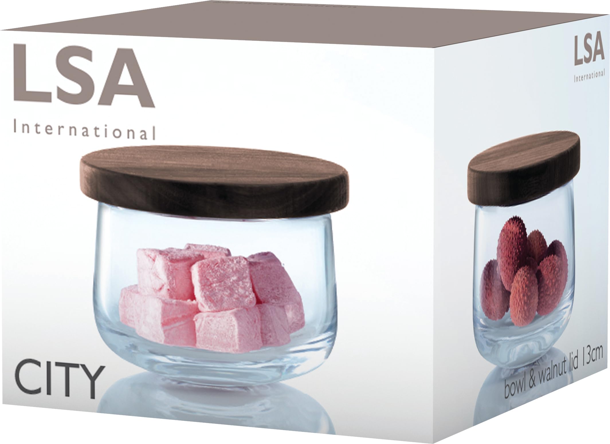 Amazon.co.jp: LSA(エルエスエー) City ガラスボウル 600ml