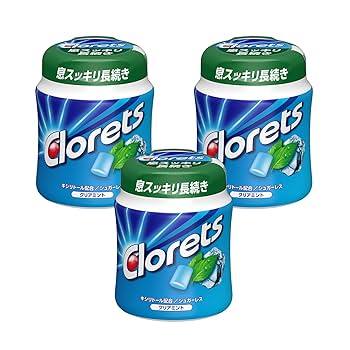 300本 クロレッツ ガム  オリジナルミント clorets 送料無料 Amazon.co.jp: クロレッツ XPクリアミントボトル 3個セット