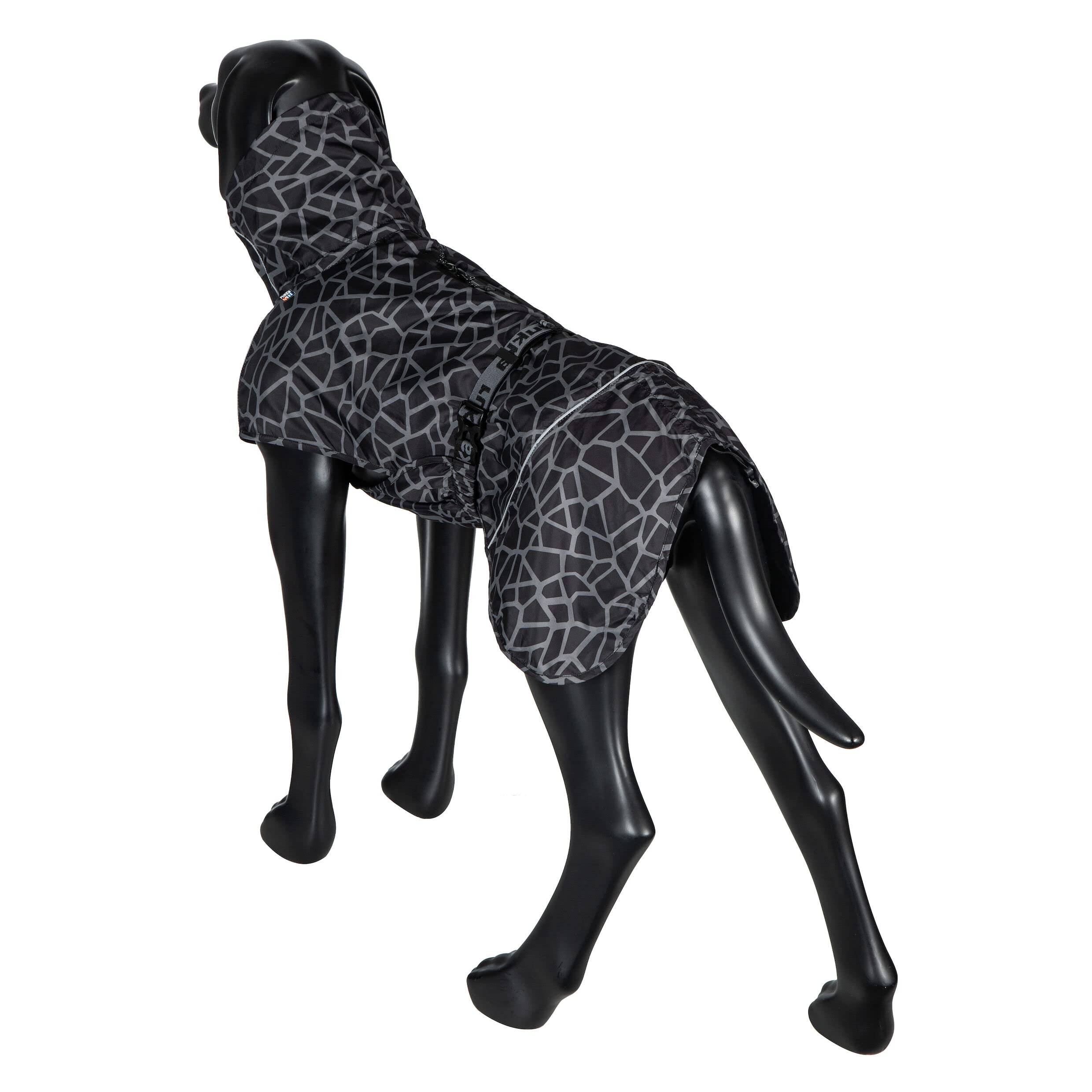 Rukka Pets HAYTON - Chubasquero para perros, color negro 55