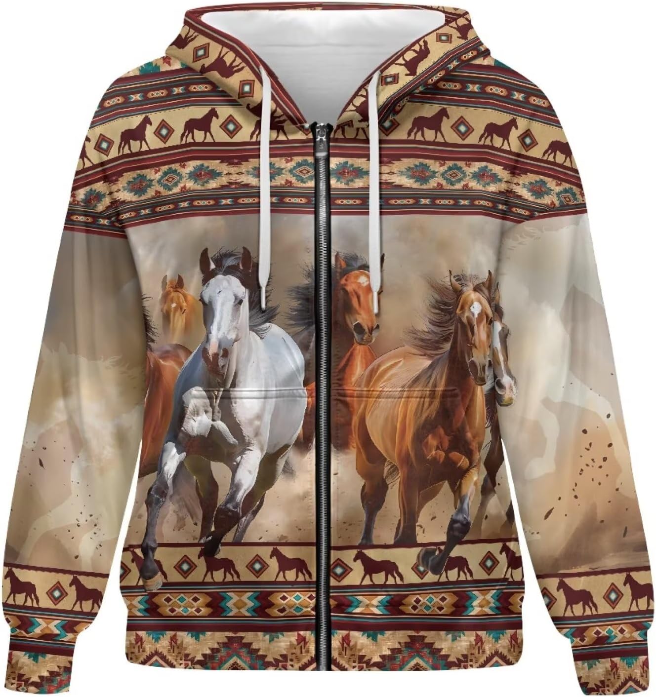 Zip Up Hoodie Women Oversized Sweatshirts Fall Fashion Outfits 2025 Soft Casual Warm Jacket Winter Clothes - Image 4