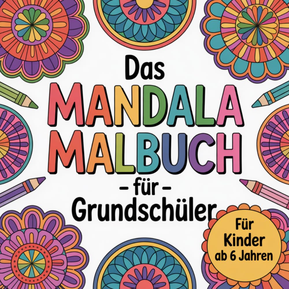 Das Mandala Malbuch für Grundschüler: ab 6 Jahren