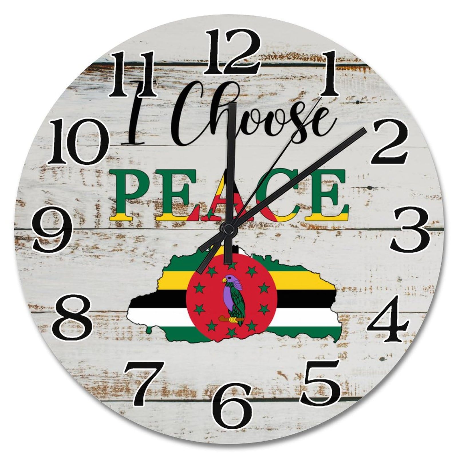 Horloge murale Dominique ronde pour chambre et déco voyage