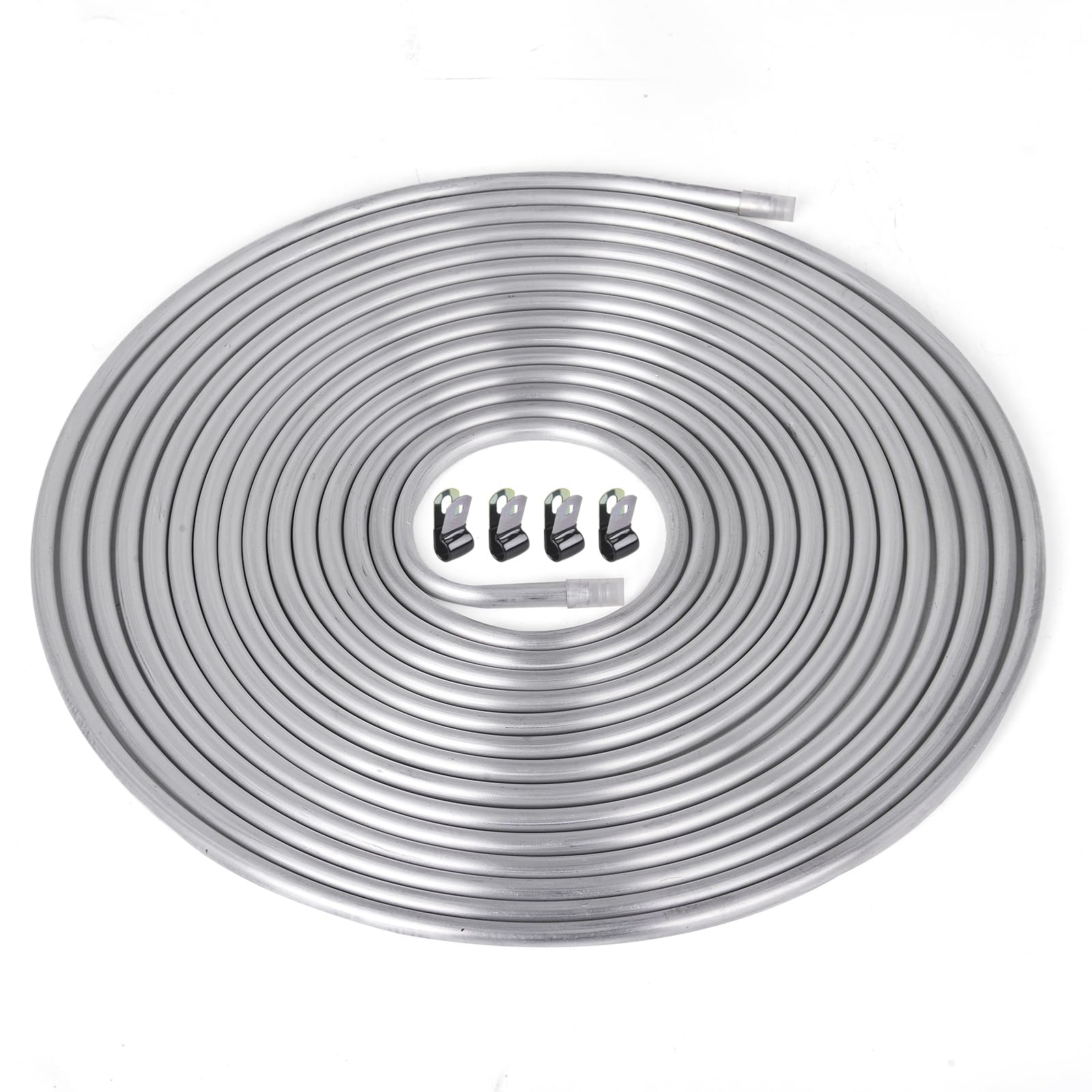 Photo 1 of 1/4" OD Aluminum Hard Fuel Line 25 Feet Hardline Tube Thickness is 0.039"
