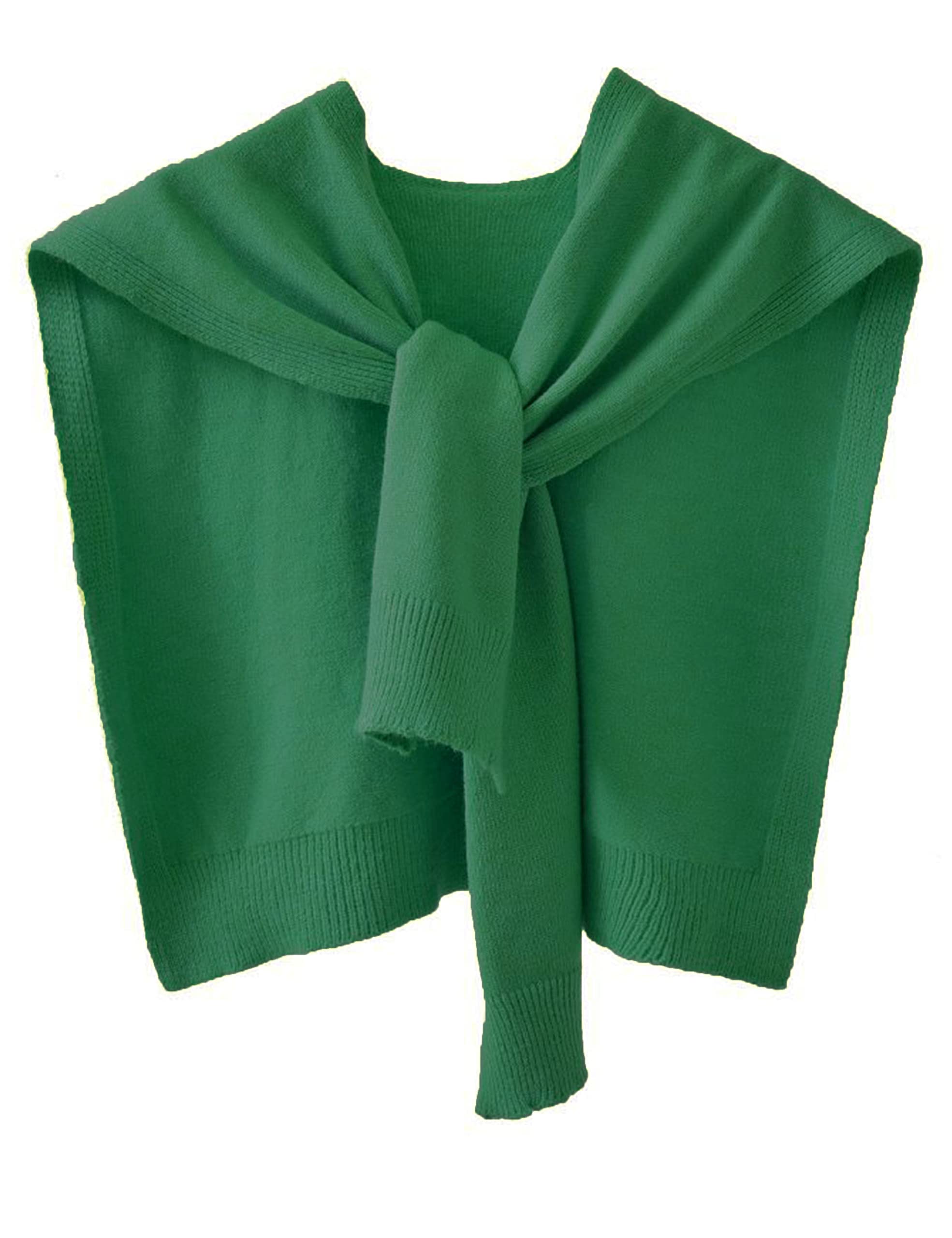 Zontroldy Sweater Scarf Wrap Cape Shawls for Women Knitted Knotted Tops