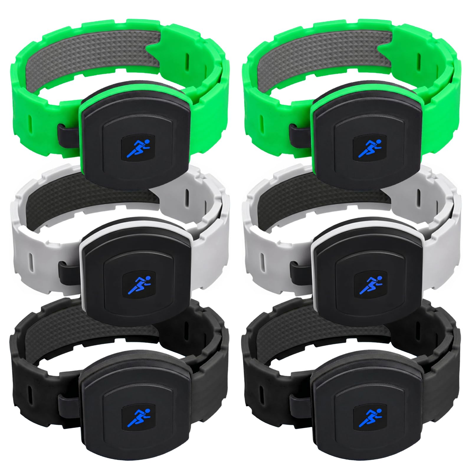 Paquete de 6 luces LED tipo C recargables para correr por la noche