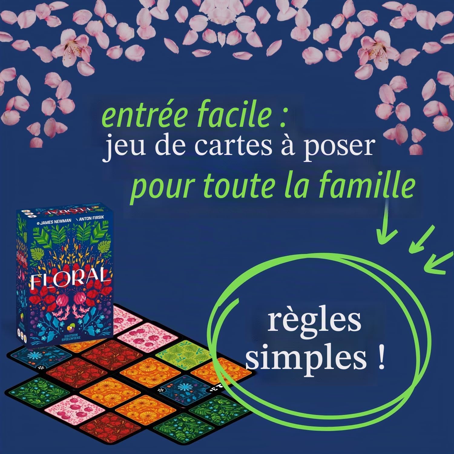 Edition Spielwiese Floral – Jeu De Cartes Tactique Sur Le Thème Floral, De 1 à 5 Joueurs Dès 8 Ans