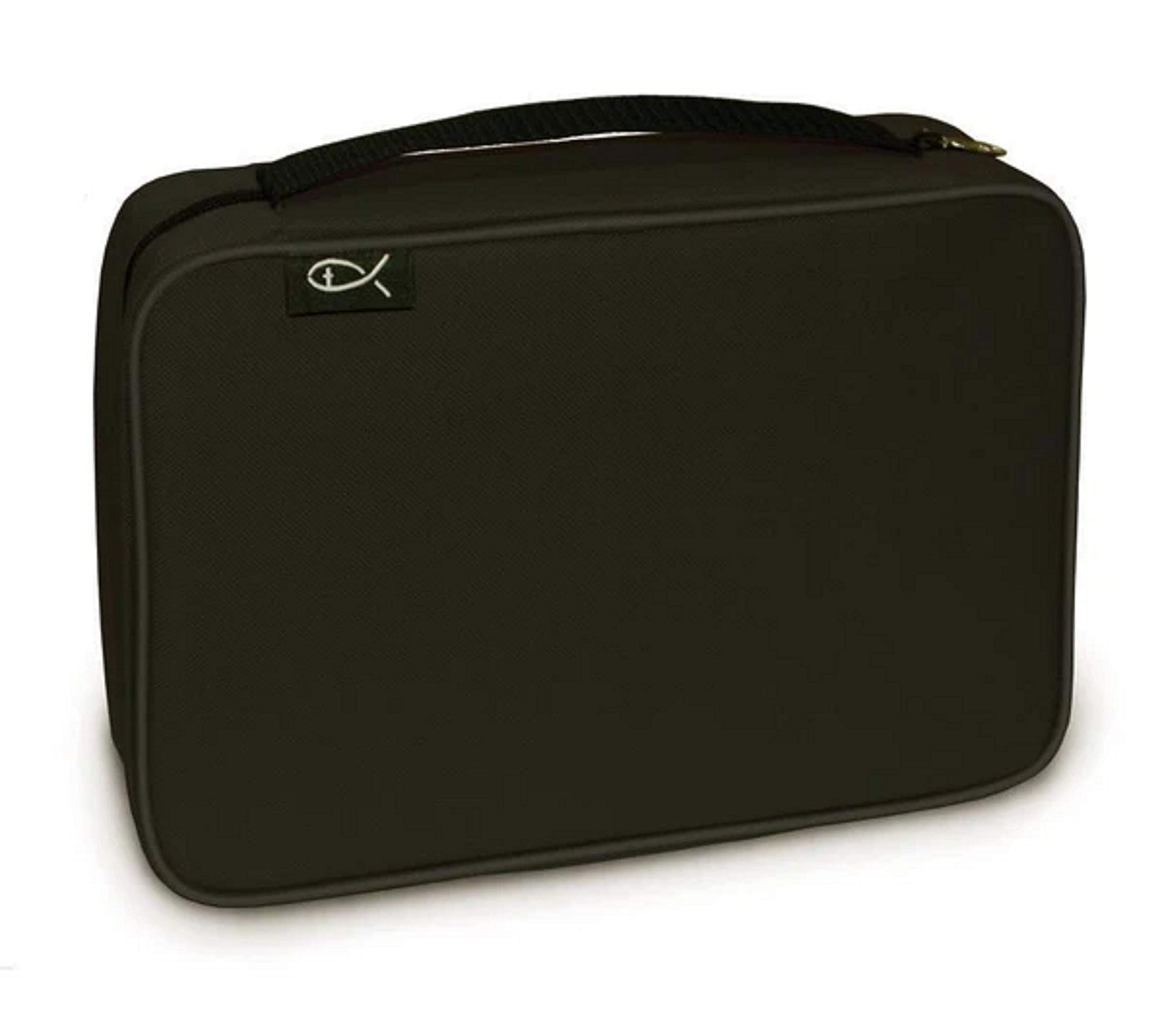 21422 Medium Canvas Bible Case - Black