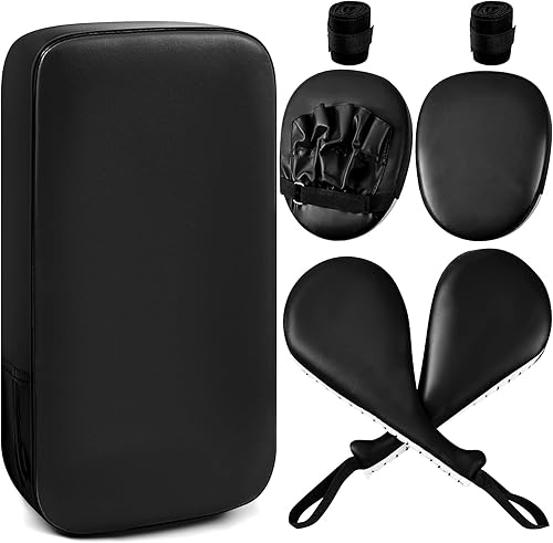 Poen 7 en 1 Taekwondo Kick Pad Boxing Equipo de entrenamiento Mitones de perforación Artes marciales Equipo de entrenamiento Banda de muñeca