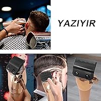 Vista 4 de FX8010B Cuchillas de repuesto de grafito negro compatibles con BaBylissPRO Barberology cuchillas de repuesto FX870/FXF880/FX810/FX825/FX673N, 2