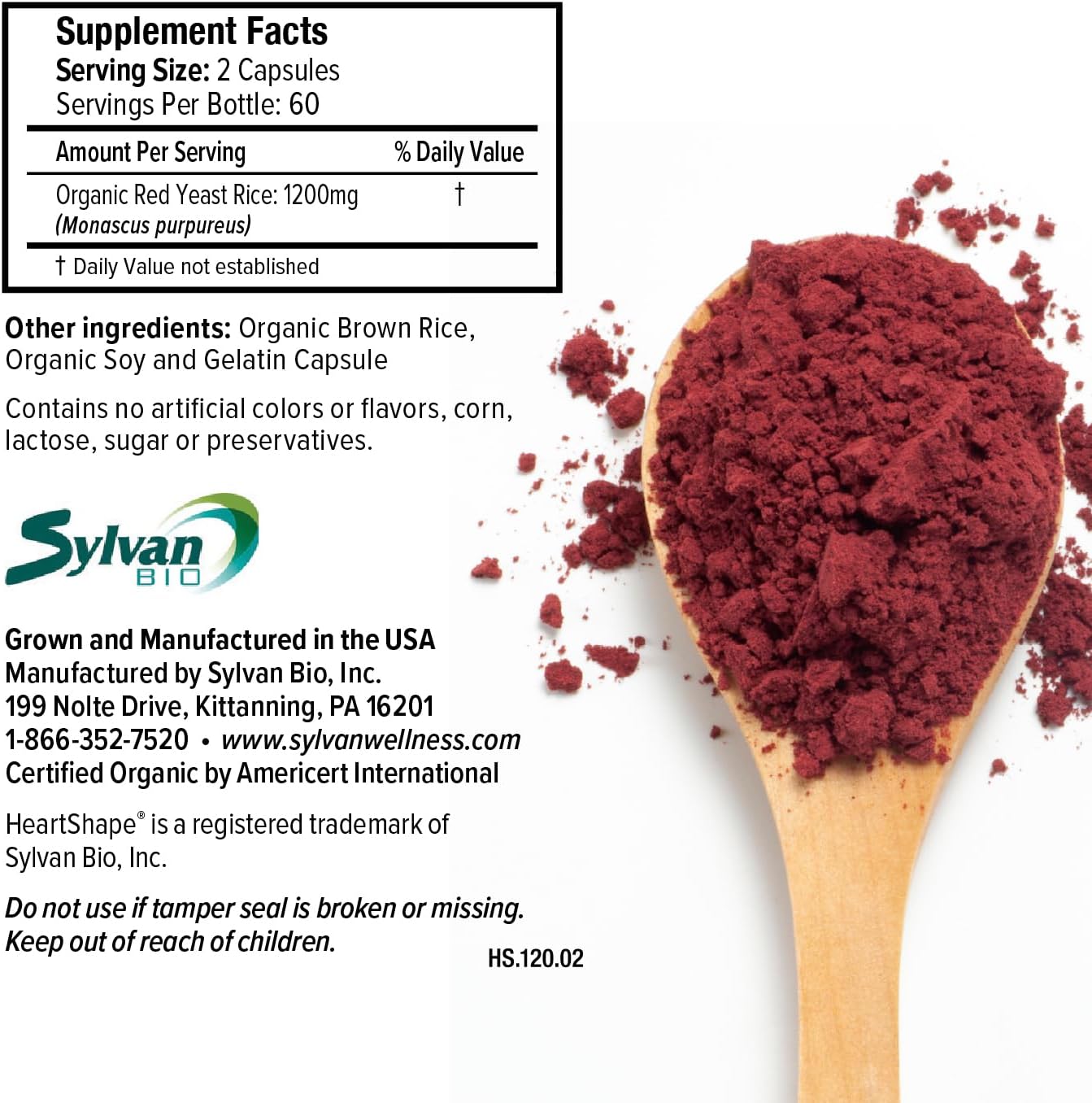 OTC Red Yeast Rice, 120 Count
