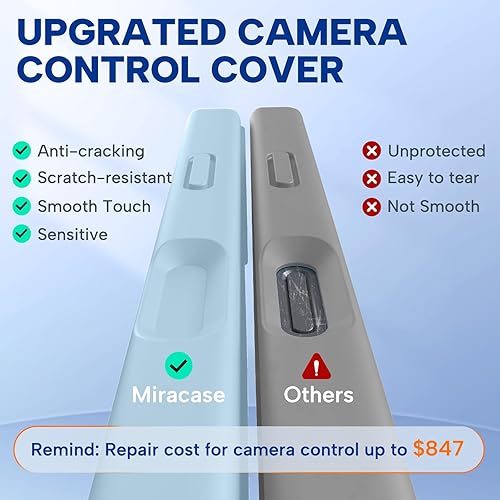 Miniatura 465 de Miracase - Funda diseñada para iPhone 11 con protector de pantalla, funda de goma de silicona líquida, protección total contra caídas y a prueba