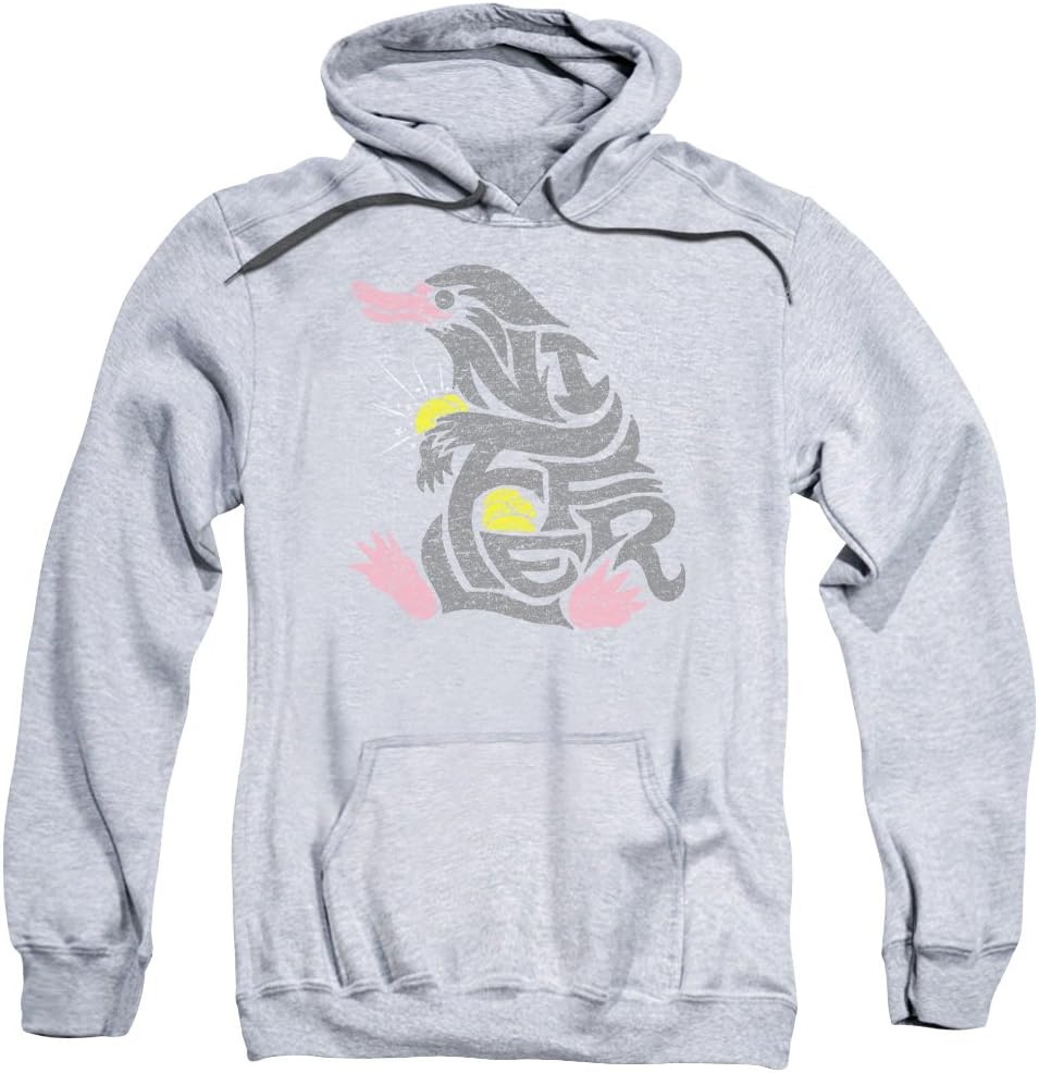Hoodie: Fantastic Beasts- Niffler Logography Pullover Hoodie Size XL