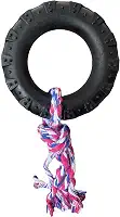 Brinquedo Para Cachorro,Pneu Pequeno com Corda,Brinquedo Para Cães,Brinquedo Pet