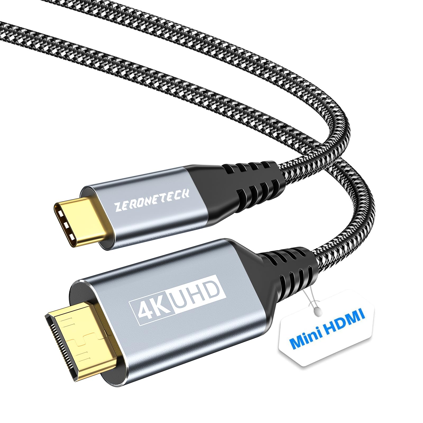 Câble USB C vers mini HDMI 4K pour éviter les coupures d'écran
