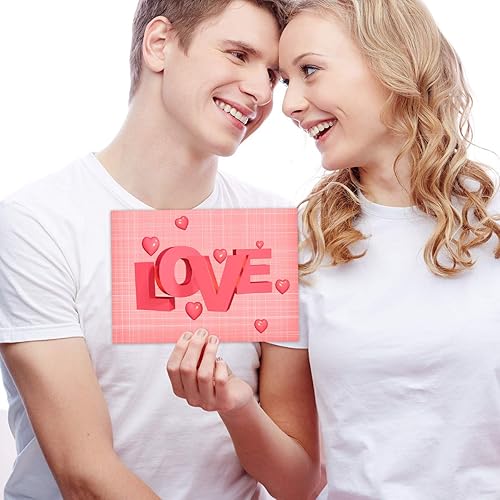 Miniatura 7 de FANCY LAND Tarjetas de San Valentín con sobres, 12 tarjetas de felicitación de San Valentín en blanco para adultos