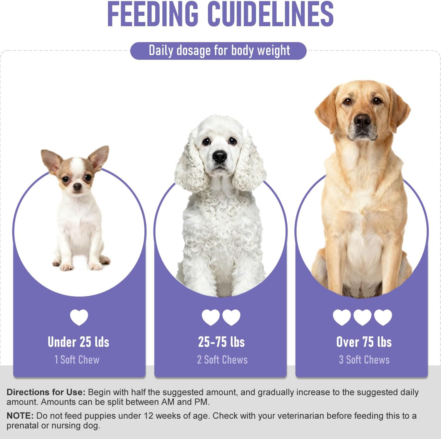 Dog Probiotics Probiotics for Dogs - Digestive Enzymes for Gut Flora, Digestive Health, Diarrhea & Bowel Support - Dog Supplement Soft Chew for Pet Immune System -（40ct ） (4.24 oz)