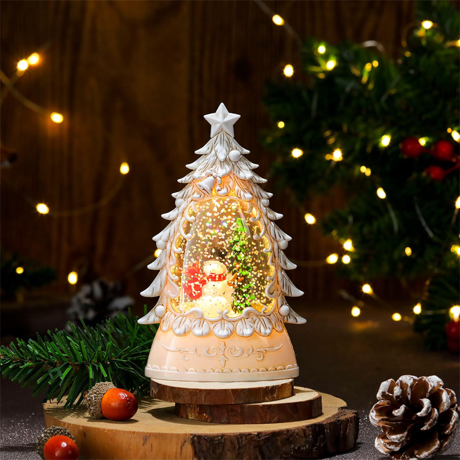 Amazon | クリスマスツリー型 LED オイルライト手作りフェスティバル