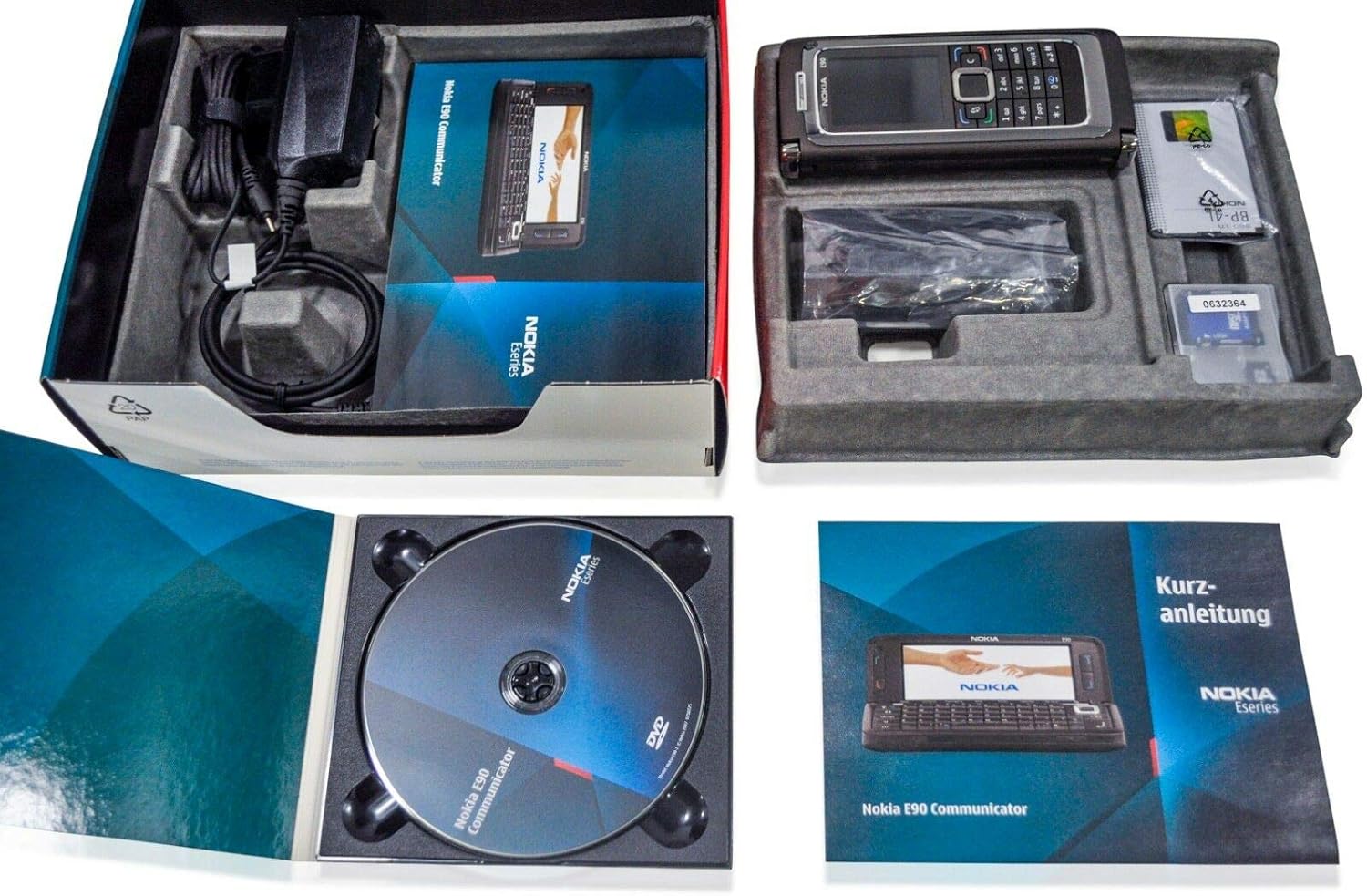 Nokia E90 Communicator with QWERTZ Keypad (GSM only, No CDMA) Factory Unlocked 3G Cell Phone (Mocha)