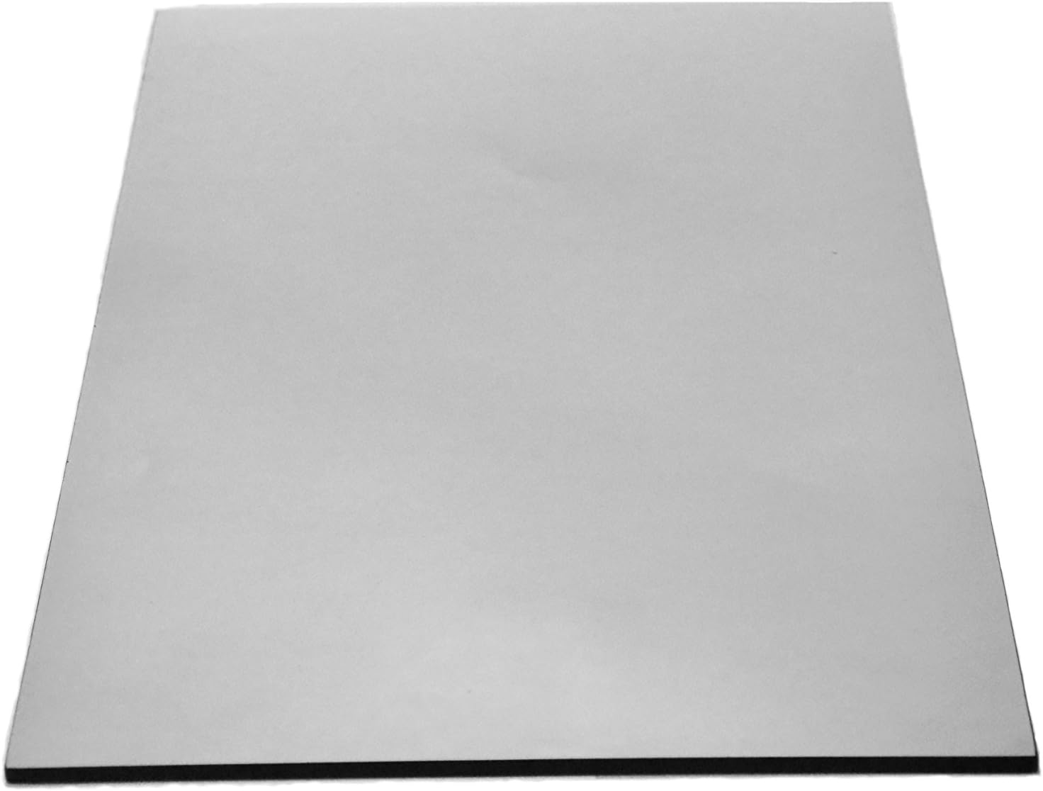 Two Way Glass Mirror - 12" x 24" - Mirropane - 1/4" Thickness - Flat Edge Polished - for Smart Mirrors, Hidden Televisions, Security and Surveillance Applications