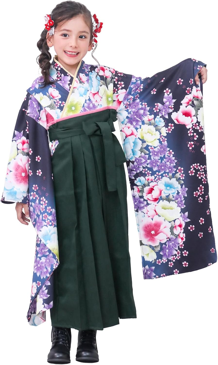 キョウエツ　卒業式　袴　簡単　着画有 キョウエツ 卒業式 袴 簡単 着画有 KYOETSU 着付簡単 袴セット