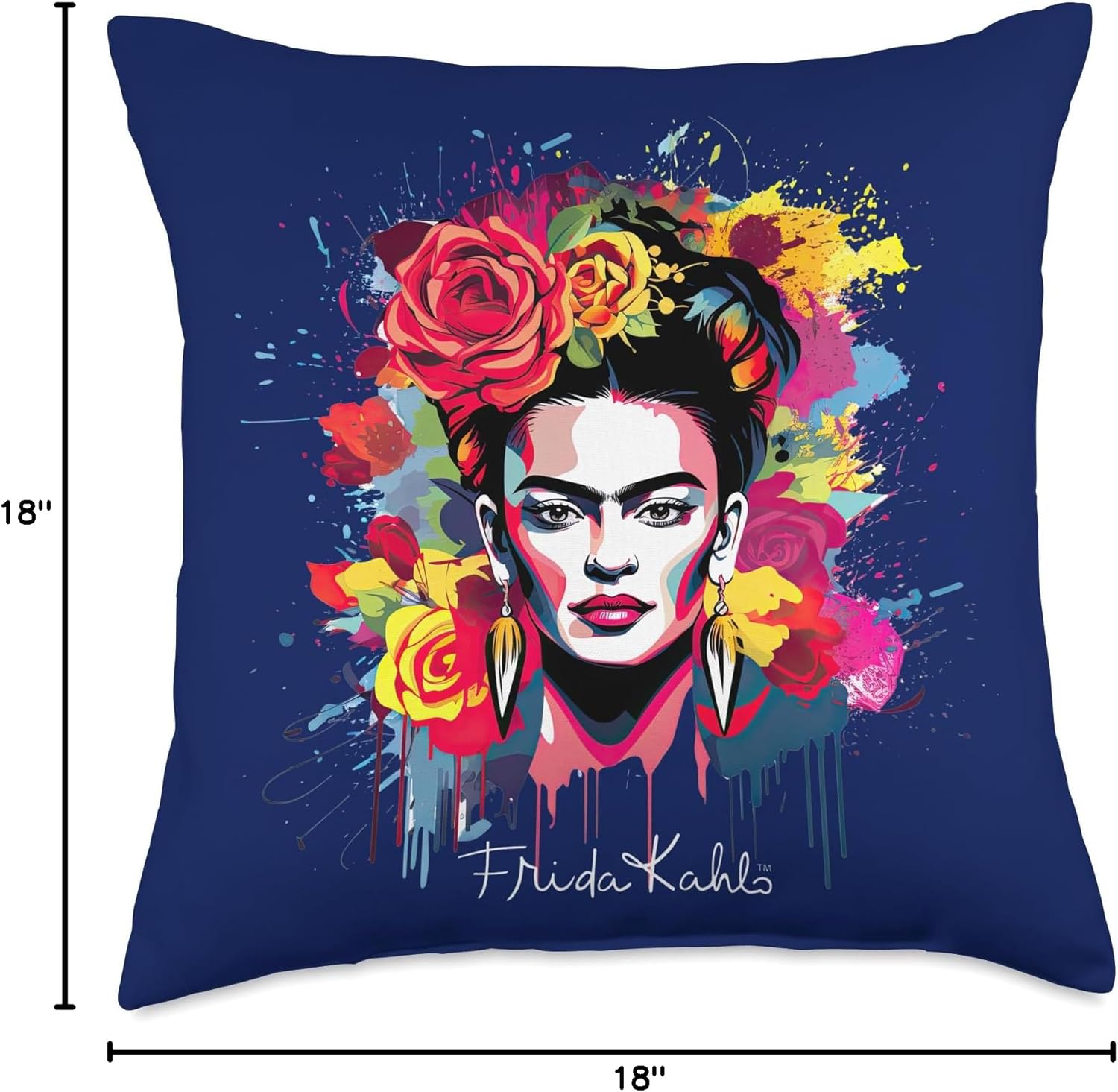Frida Kahlo - Variety of Items Throw Pillow