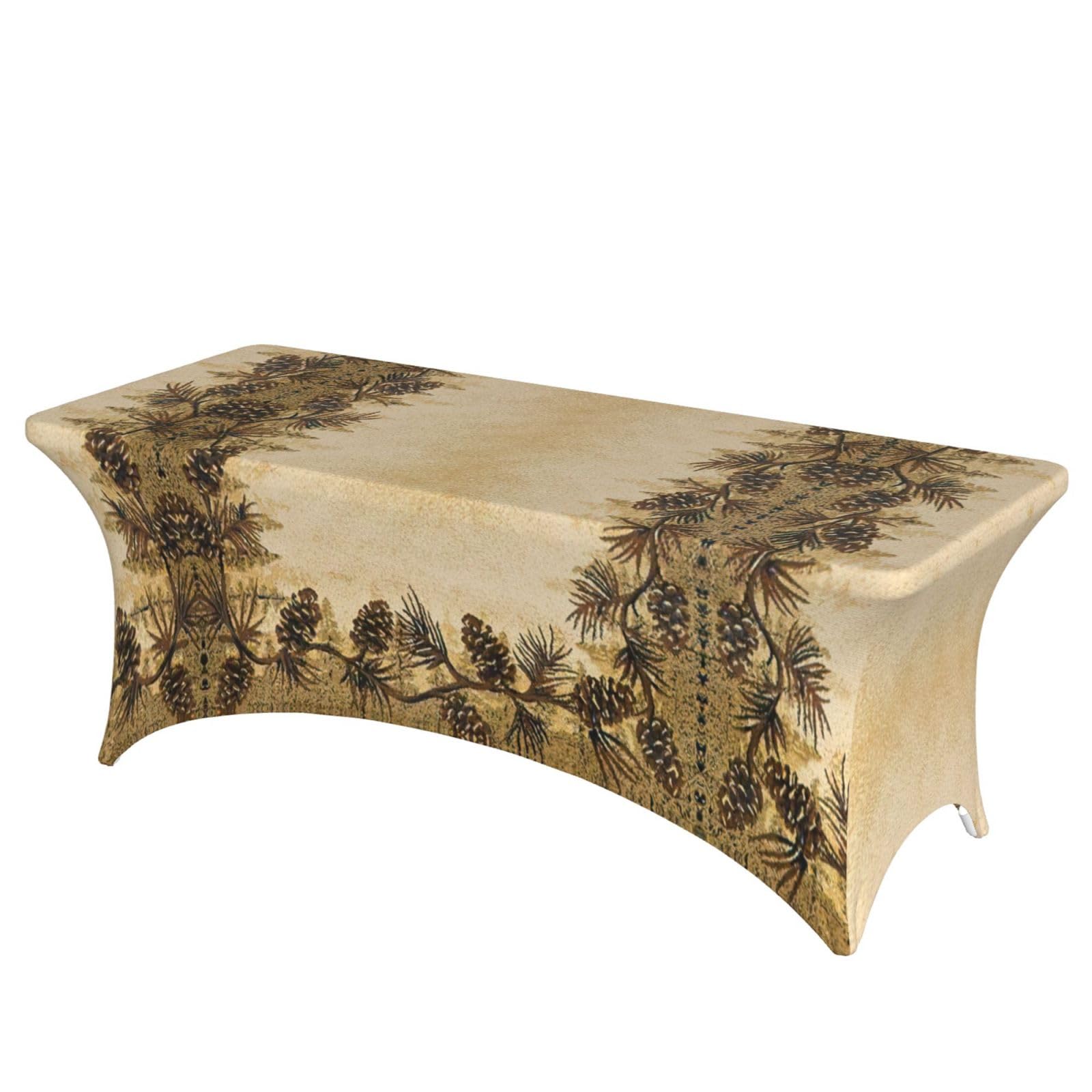 Housses de table rectangulaires extensibles 1,8m EdWal en élasthanne pour réception