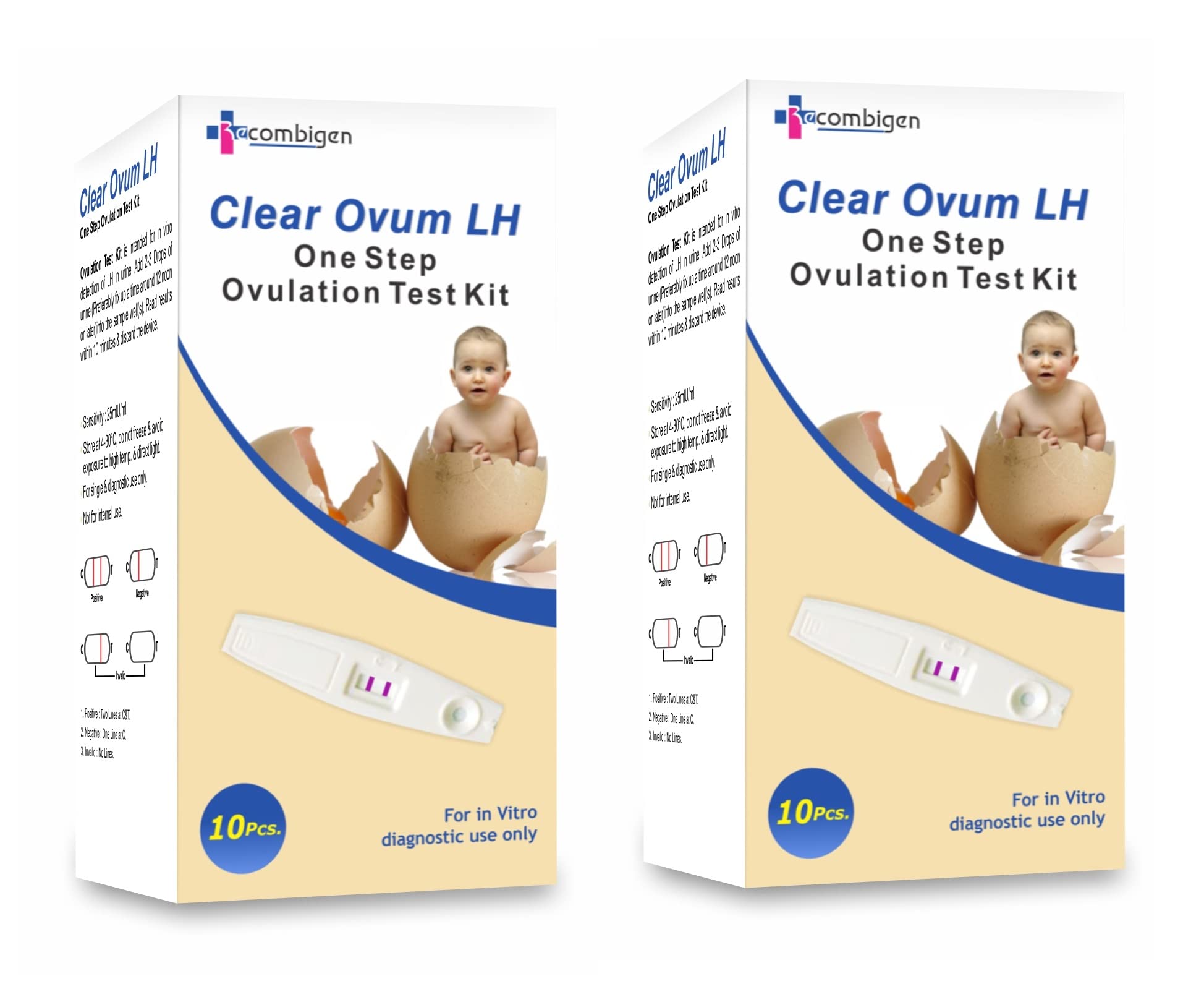 Recombigen ovulation test kit for women planning pregnancy 10 Strips x (Pack of 2) (B0B2W6KL4G) Amazon Price History, Amazon Price Tracker