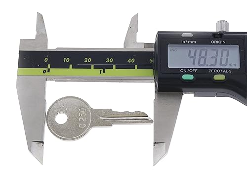 Miniatura 7 de JEENDA 4 llaves de encendido C250 reemplazan 089216-001 170151-001 compatibles con carretilla elevadora Crown Ford/New Holland Massey Ferguson