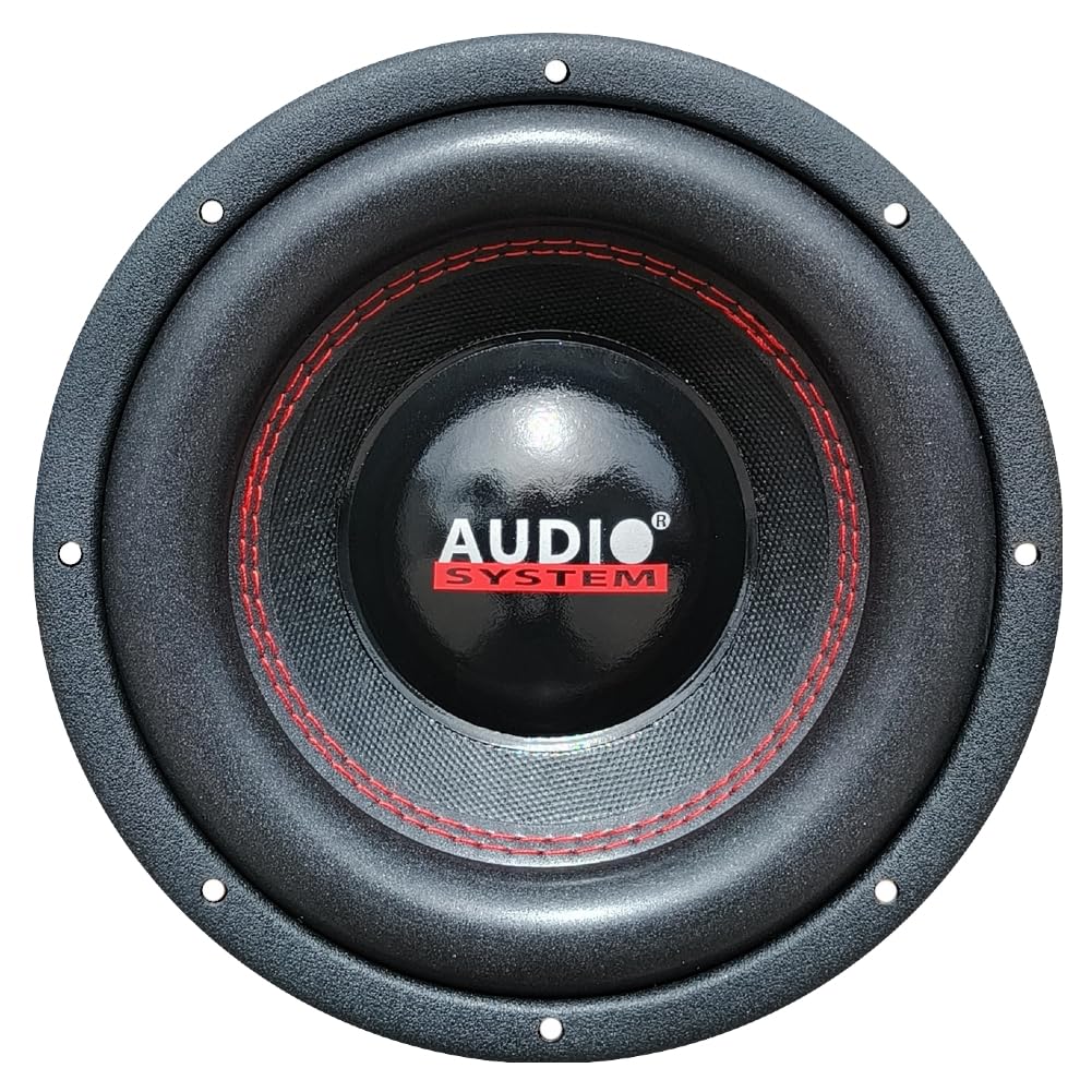 KIT SET PER AUDIO SYSTEM ASY8, 1 subwoofer da 20 cm 200 mm 8" di diametro, doppia bobina, dual voice coil 2+2 ohm, 400 watt rms 600 watt max, per auto, 1 pezzo
