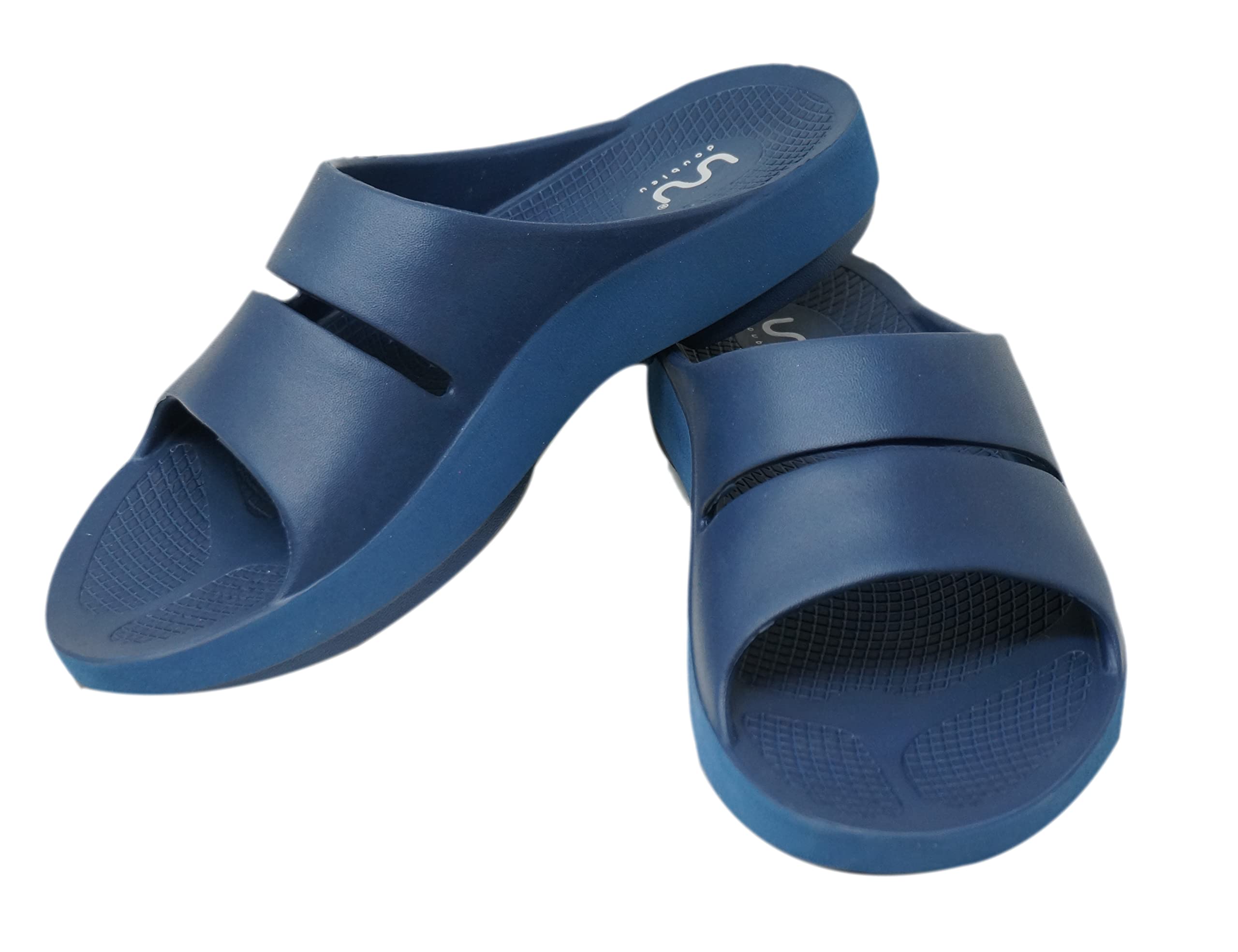 doubleu Men Slide Footwear Light Weight Super Soft Extra Cushion Ergonomic Recovery Footwear (Do not Shrink) (Navy Blue_5) (B0B972S21P) Amazon Price History, Amazon Price Tracker