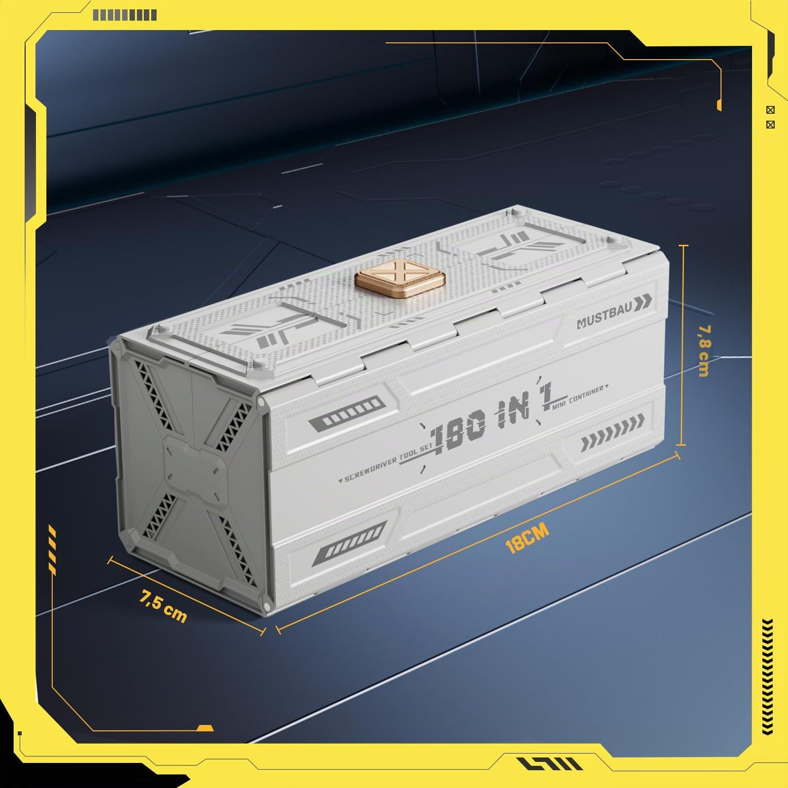 180 en 1 Kit Tournevis de Précision, Tournevis Magnétiques Embouts avec Torx T1-T20, Phillipes 1.0-3.5, Triangle 2.0-3.0, Hex H 0.7-6.0 Pour Téléphone, Portable, Lunettes, Appareil Photo