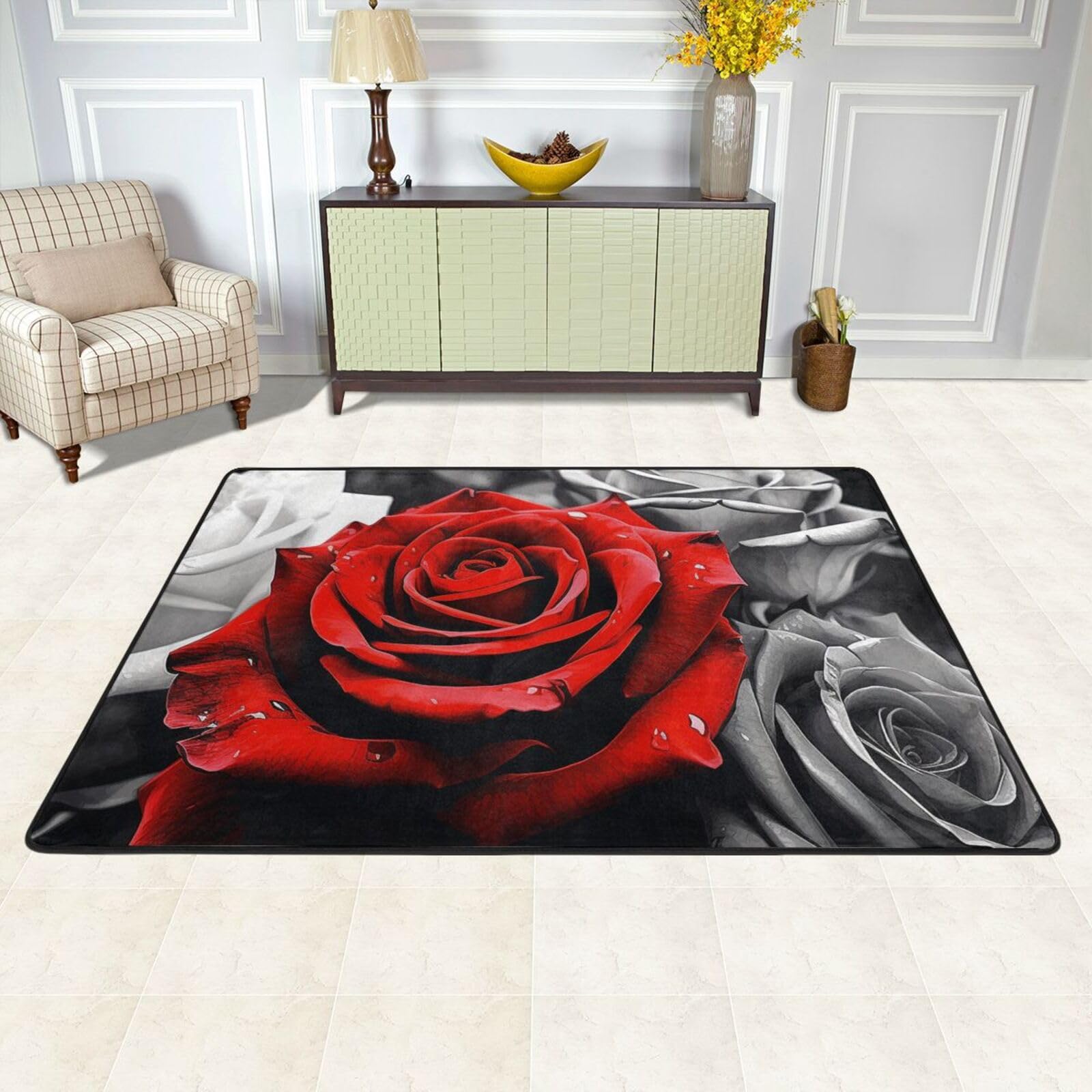 Tapis de sol antidérapant pour protéger et décorer le salon