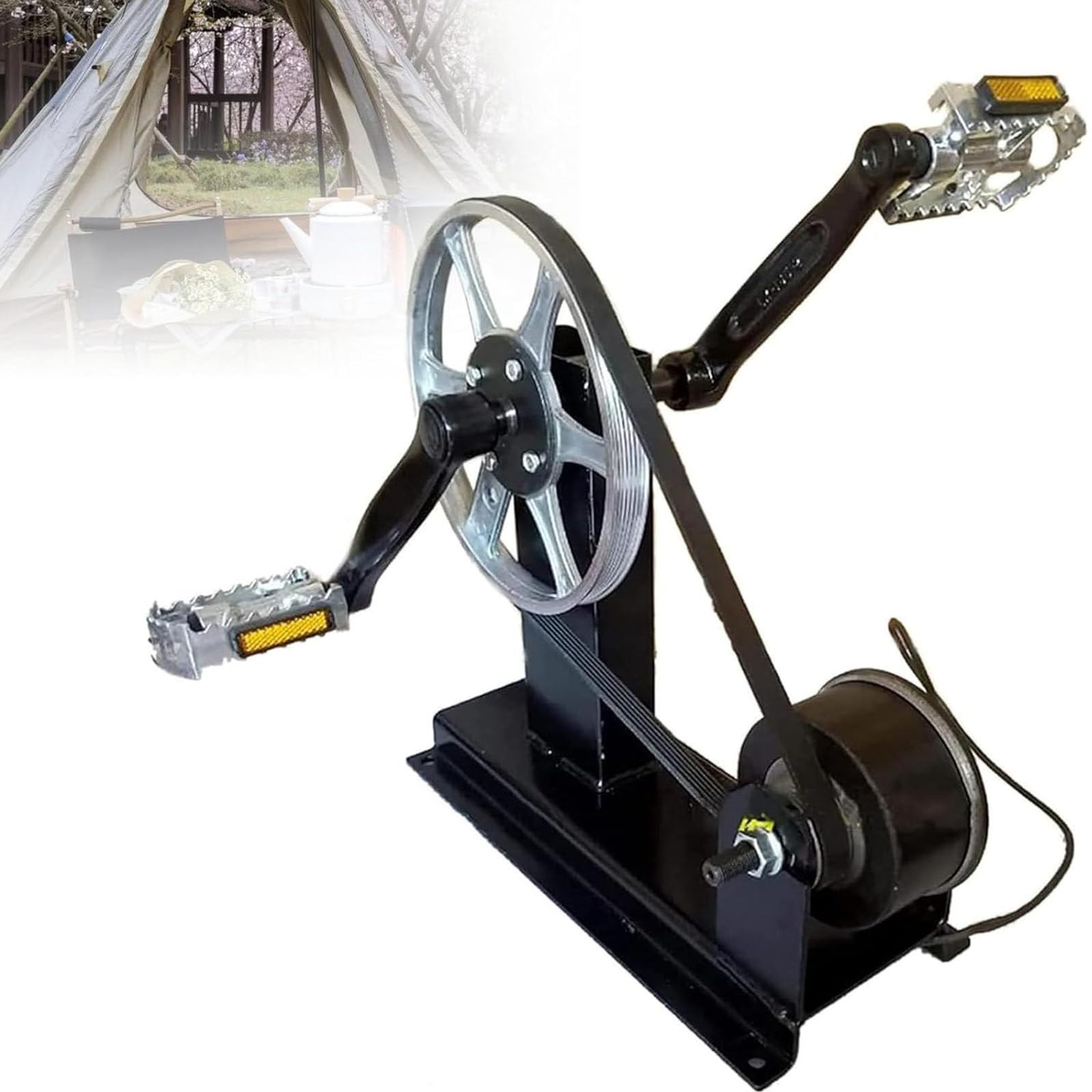 Generatore Multifunzione a Manovella,Generatore Pedali,Generatori Manovella,Generatore Fitness Portatile,Generatore Motori Fitness,Facile Trasportare,Senza Occupare Spazio,Style1