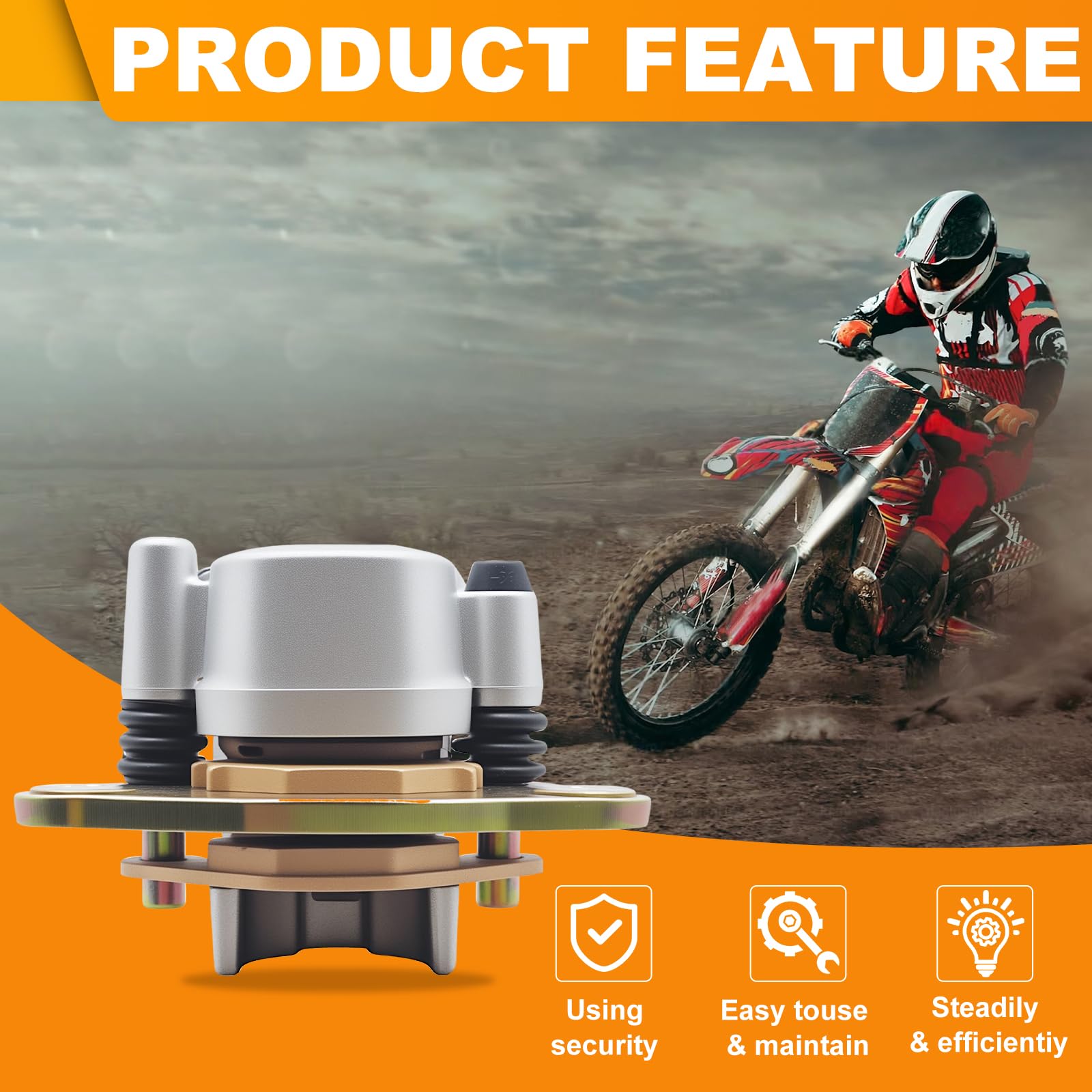 Suzuki Vinson 500 Brake Pads - Front & Rear Semi-Metallic Set For 2003-2007 Models