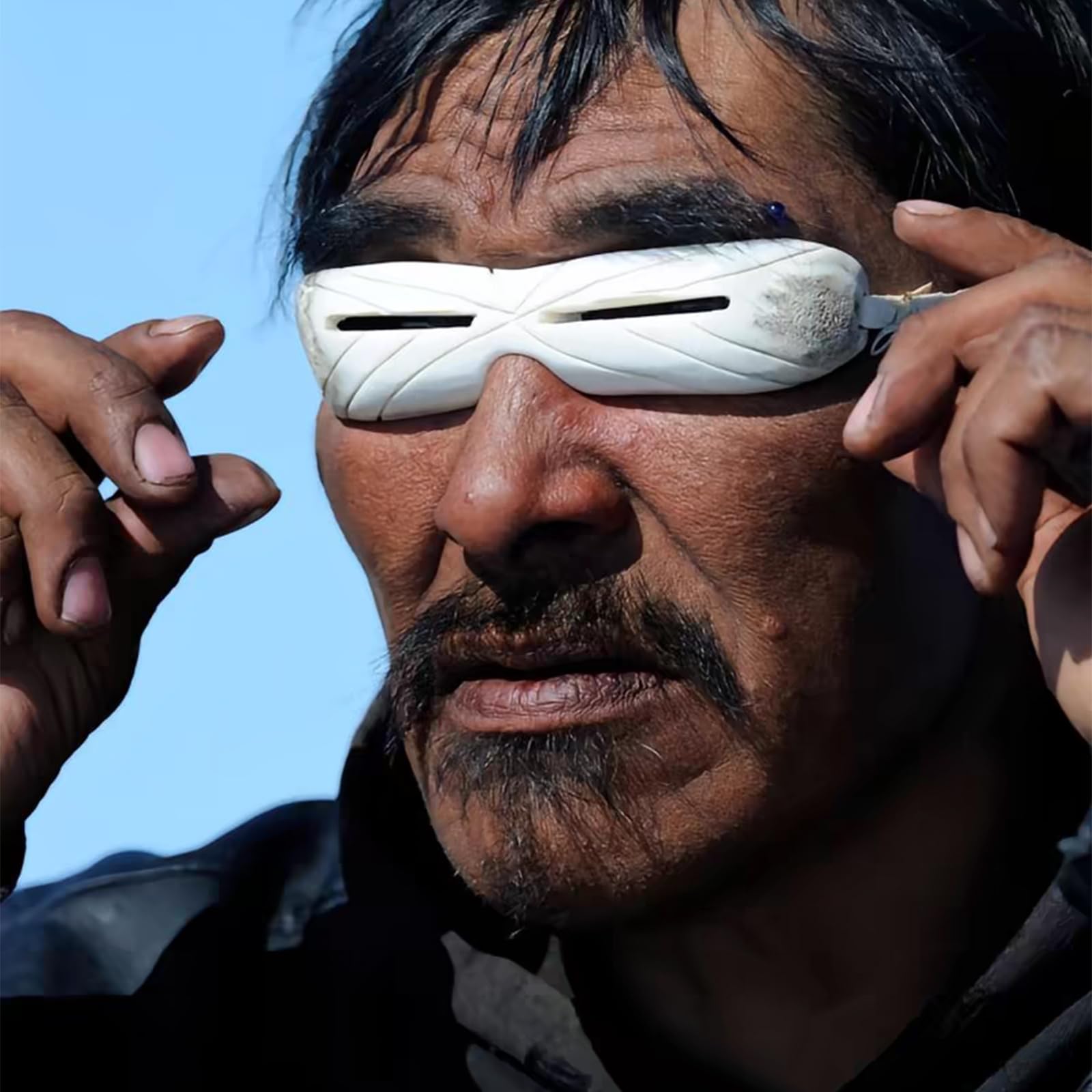Inuit - Occhiali da neve in plastica, divertenti e pratici, adatti per feste, concerti, fotografia e altre varie attività