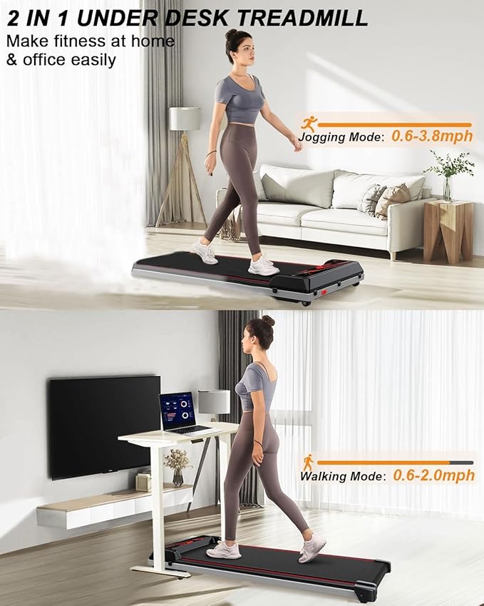 Caminadora Plegable Eléctrica con Inclinación 1.95 hp Light Black miniatura 4