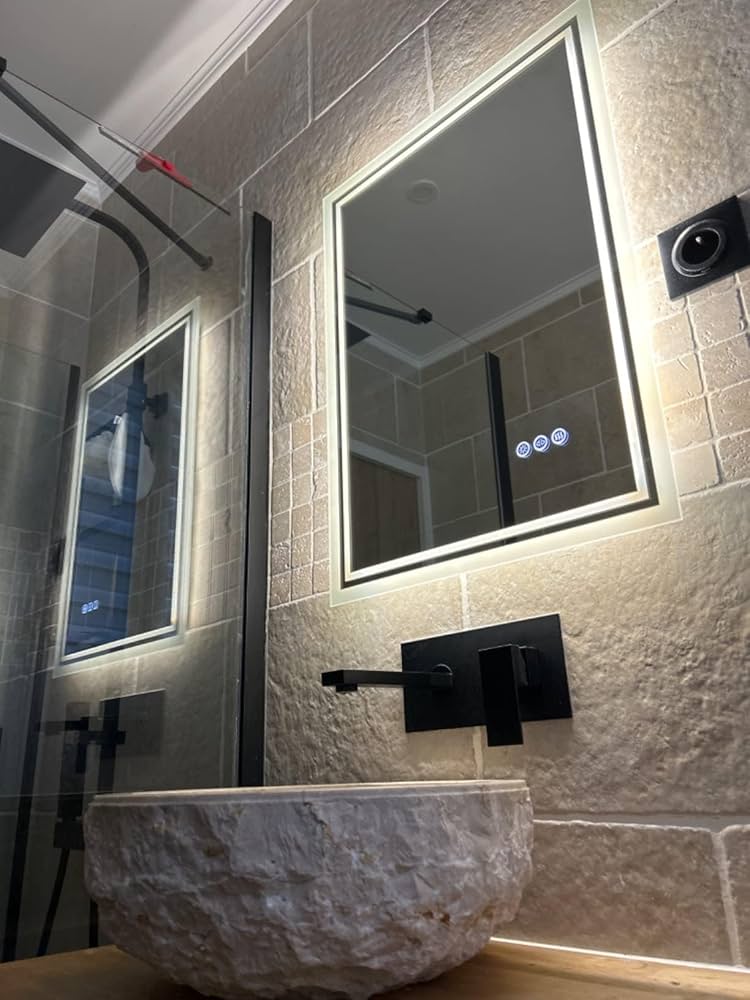 Amazon.co.jp: Susire 洗面所 鏡 大型 女優ミラー 壁掛け