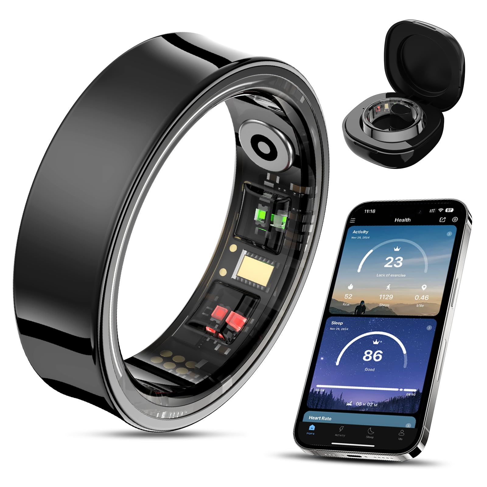 Oura Ring R02 Smart Ring Blood Oxygen Health Tracker Military